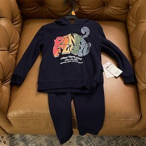 Pink Floyd Navy Hoodie and Pants Set